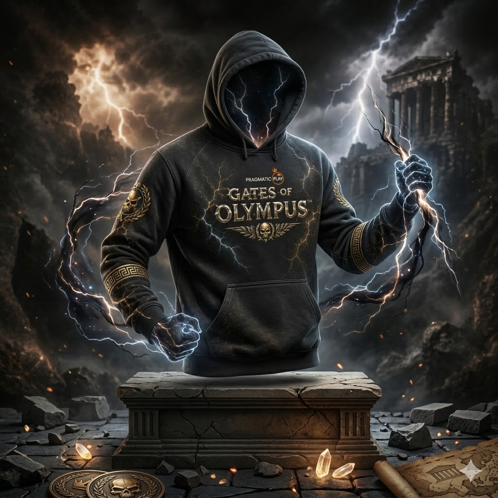 Mockup detail hoodie Zeus Olympus